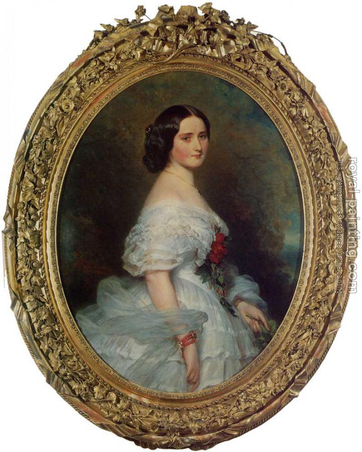Franz Xavier Winterhalter : Anna Dollfus Baronne de Bourgoing